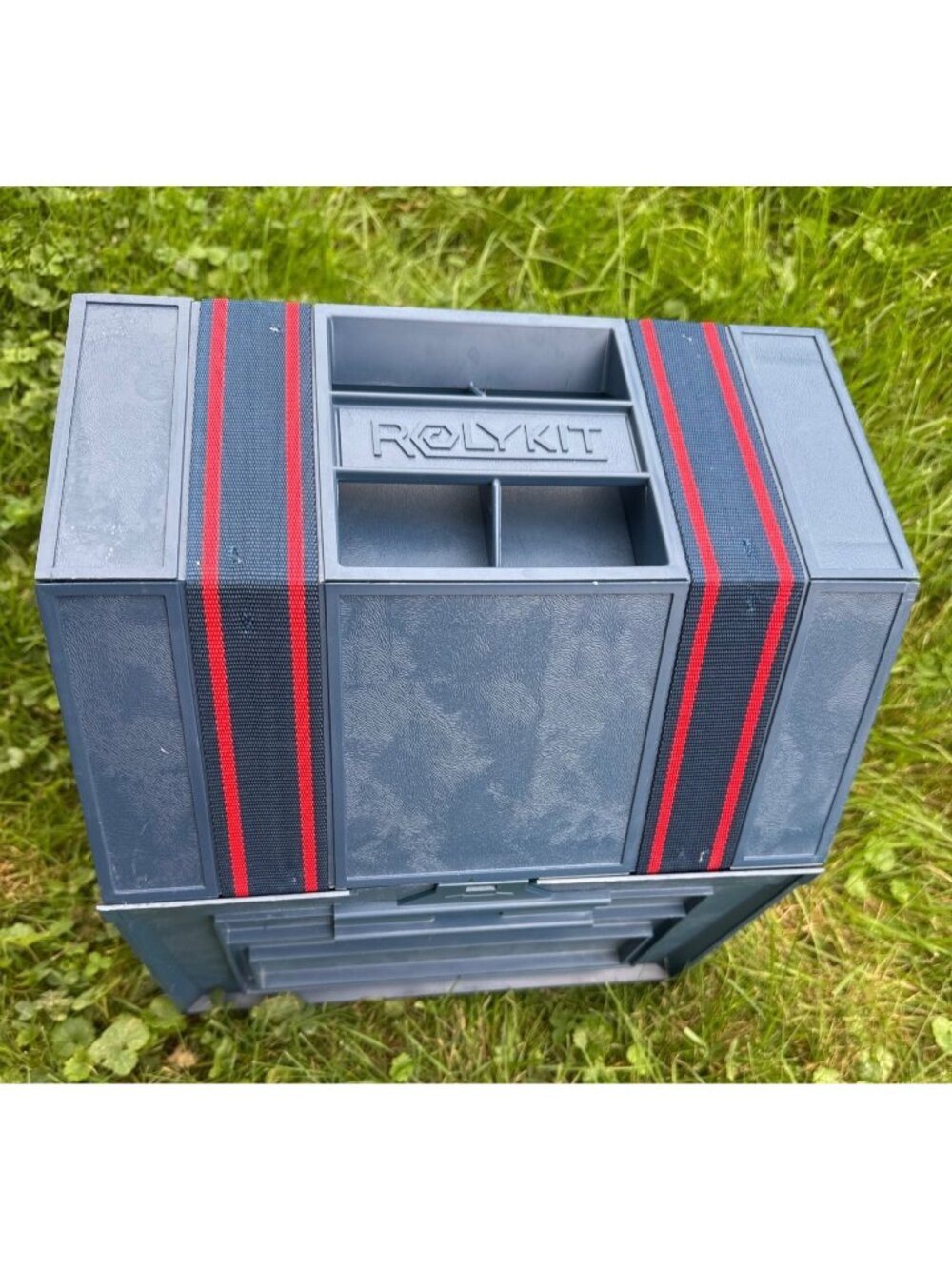 Rolykit Expandable Organizer Box With Adjustable Compartments & Carrying Handle